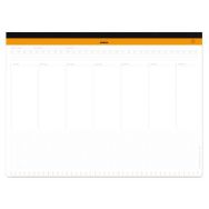 Sous-main papier semainier non daté - Rhodia