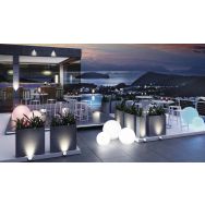 Sphére led RGB lumineuse Diam 40 cm sur batterie