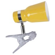 Spot à pince Little Joey en métal peinture brillante jaune Corep