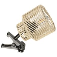 Spot à pince métal CANCUN H23 cm naturel Corep