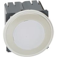 Spot de balisage avec enjoliveur opalescent plastique