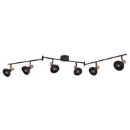 Spot métal  ALVAR H14,50 cm noir/marron Corep