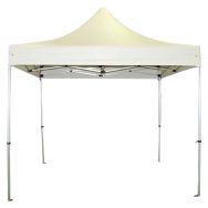 Stand pliant Plume toit et armature 3 x 3 m