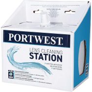 Station de nettoyage d'oculaire - Portwest (Lot de 6000)