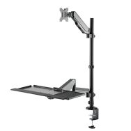 Station de travail DS90-325BL1 assis-debout écran 17-32'' - Neomounts