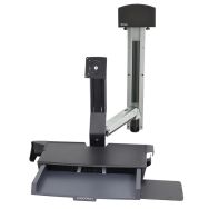 Station murale StyleView Combo assis-debout avec plan de travail - Ergotron