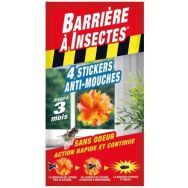 Sticker anti mouches pour vitre - Boîte de 4