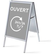 Stop-Trottoir A1 Ensemble Complet Ouvert 24/7 Grise