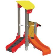 Structure 1 tour et cabane Ptit Loup alu - Manutan Expert