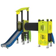 Structure 2 tours cache cache alu/polyester HPL - Manutan Expert