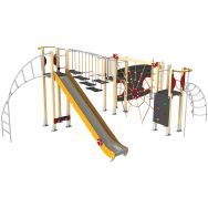 Structure 3 tourelles alu/polyester HPL - Manutan Expert