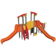Structure aventure 3 tourelles alu