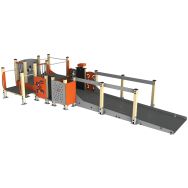 Structure inclusive 3 tourelles alu/polyester HPL - Manutan Expert