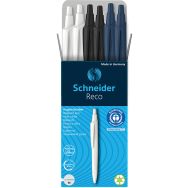 Stylo à bille - Reco - 6 pcs assorties - Schneider