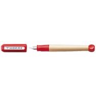 Stylo plume d'apprentissage rouge Lamy ABC + 1 cartouche bleue