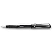 Stylo plume pointe moyenne noir Lamy Safari + 1 cartouche bleue