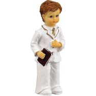 Sujet de communion missel garçon - 10 cm
