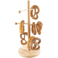 Support à bretzel en bois