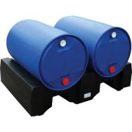 Support additionnel 2 futs noir station de stockage/distrib