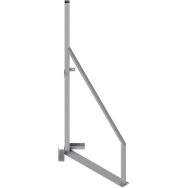 Support angulaire pour clôture mobile en bois galvanisé