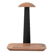 Support de casque en aluminium et bois - Alba
