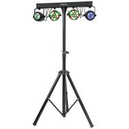 Support lumières DJLIGHT60 : 2 projecteurs PAR + 2 Moon flower à Led - Ibiza