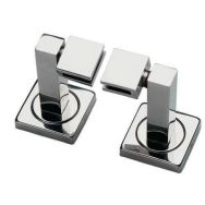 Support miroir inclinable finition brossé