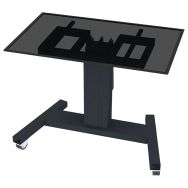Support mobile motorisé haut/larg.réglable version table<lt/>100''- Newstar