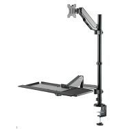 Support moniteur 17-32'' et clavier assis-debout - Neomounts