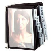 Support mural A5 Vario - 10 - Nb de pochettes:10 - Noir