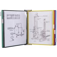 Support mural métal - A3 - 10 poches - latérale - assorti