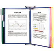 Support mural métal Tarifold - A4 - 20 poches - assorti