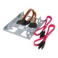 Support pour 2 disques durs de 2,5'' à 3,5'' pour baie de montage - TAA