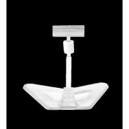 Support pour étiquette de prix - Aspect cristal - 8 cm
