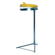Support sac-poubelle - 120 L avec couvercle Jaune