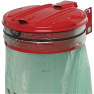 Support sac vigipirate mural couvercle acier - rouge