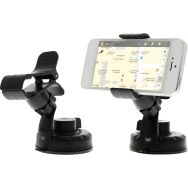 Support smartphone pince à ventouse compacte