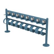 Support trottinettes 8 places avec prises électrique
