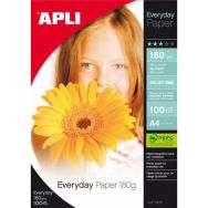 Supports pour imprimantes jet d’encre couleurs  : boite 100 feuilles A4 180g every day