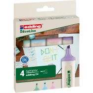 Surligneur pastel assorti Edding 24 - Ecoline