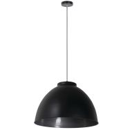 Suspension Dock xxl Ø60 cm dôme en métal noir mat