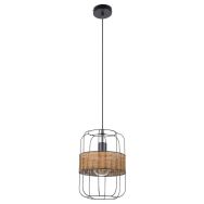 Suspension métal BALI Ø22cm brun Corep