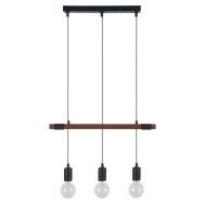 Suspension métal LODGE H88,5cm chêne Corep