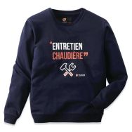 Sweat à message homme Esweat - Parade, Taille : XXL, Coloris : Bleu foncé