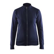 Sweat zippé femme marine