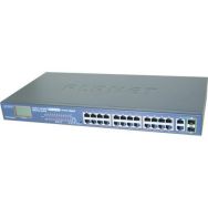 Switch 24P Poe+ 300W, écran LCD, 2G et 2SFP