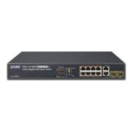 Switch Niv2 8P Poe+ & 2Giga/SFP 125W