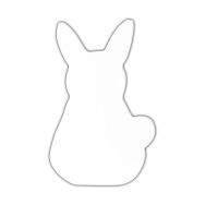 Symbole lapin 12cm (Lot de 10)