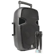 Système amplifié portable SPJ-PA9 12'' et 15'' 2 UHF/USB/MP3  Vonyx
