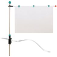 Système présentation Hebel - Support plans de table - Table - Argent